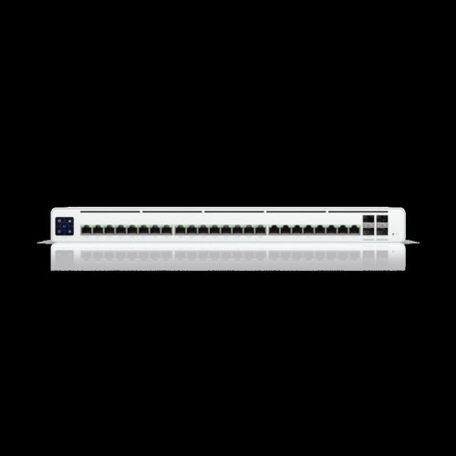 Коммутатор Ubiquiti UISP Switch Pro PoE-коммутатор, 24х 1G RJ45, 4х 10G SFP+, раздача 220 Вт