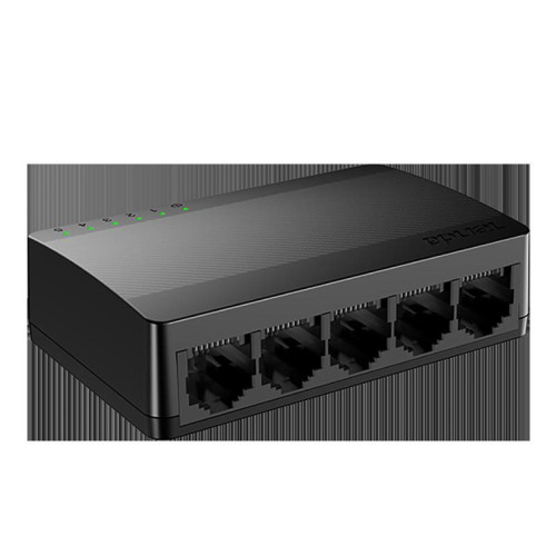 Коммутатор Tenda SG105 Мини-коммутатор неуправляемый, 5 портов 5x1 Гбит/с, настольный, пластиковый корпус
