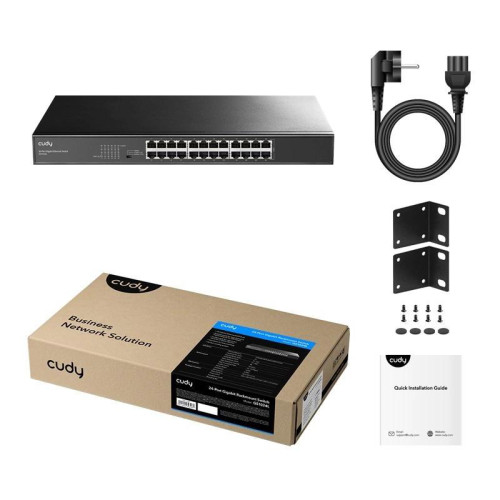 Коммутатор Cudy GS1024L (L2) 24x1Гбит/с неуправляемый