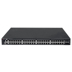 Коммутатор/ Стек коммутаторов уровня доступа QSW-4700-52TX-POE с PoE. Управляемый стекируемый коммутатор уровня L3 с поддержкой PoE 802.3af/at, 48 портов 10/100/1000 BASE-T, 4 порта 10GbE SFP+, 4K VLAN, 32K MAC-адресов, консольный порт, 1 MGMT-порт, 1 пор