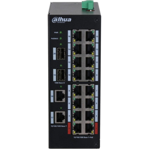 Коммутатор Dahua DH-HS3220-16GT-190 неуправляемый