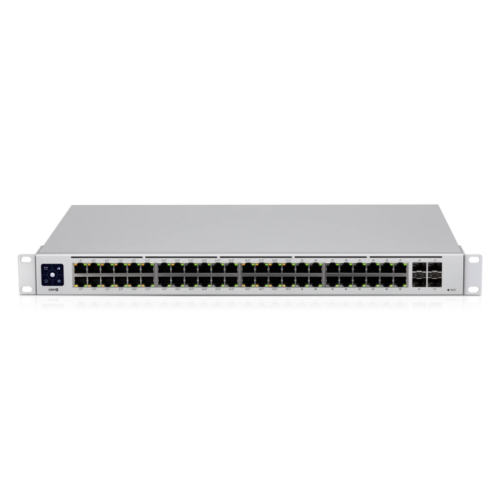 Коммутатор/ 48-port, Layer 2 PoE switch with a silent, fanless cooling system.195W total PoE availability