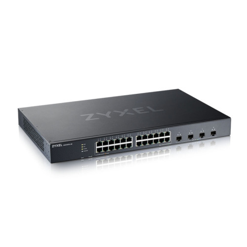 Коммутатор/ XGS1935-28, 28 Port Smart Managed Switch, 24x Gigabit Copper and 4x 10G SFP+, hybrid mode, standalone or NebulaFlex Cloud