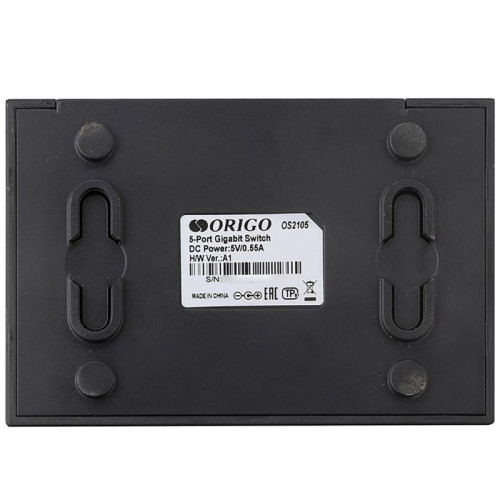 Неуправляемый коммутатор ORIGO OS2105/A2A  5x1000Base-T, корпус пластик