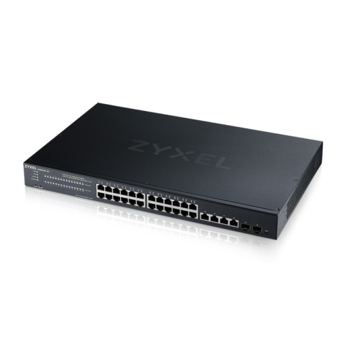 Коммутатор/ Zyxel NebulaFlex XMG1930-30 Hybrid Smart L2+ Switch, rack 19