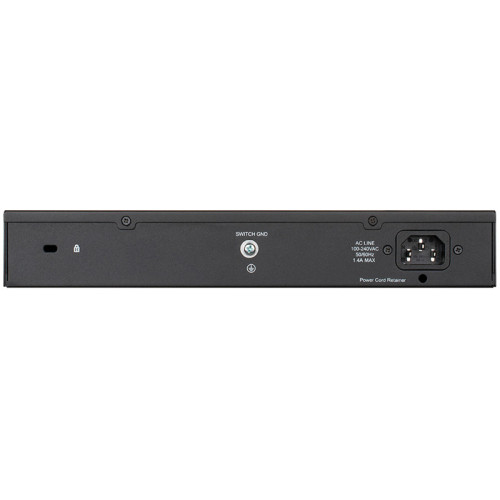 Коммутатор/ DGS-1100-24PV2 EasySmart L2 Switch 24х1000Base-T (12х1000Base-T PoE), PoE Budget 100W