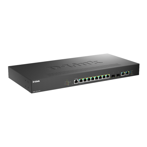 Коммутатор/ Управляемый L2 PoE-коммутатор, 8x2.5GBase-T PoE, 2x10GBase-T, 2x10GBase-X SFP+, PoE-бюджет 240 Вт, защита от статического электричества до 6 кВ, CLI, консольный порт RJ-45