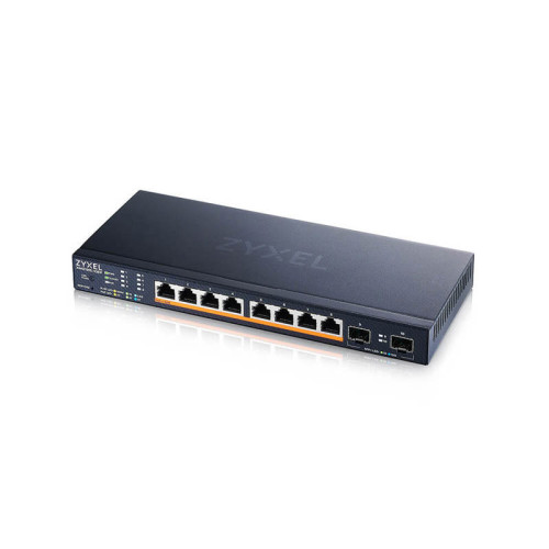 Multigigabit Smart L3 Lite switch Zyxel NebulaFlex XMG1915-10EP, 8xRJ-45: 1/2.5G PoE++, 2xSFP+, silent (no fan), PoE budget 130 W