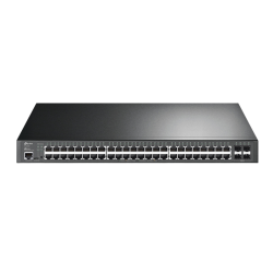 Коммутатор/ 48-port Gigabit PoE+ L2+ switch, 48 802.3af/at PoE+ ports, 4 Gb SFP slots, 1 RJ-45 + 1Micro-USB console ports, 348W PoE budget