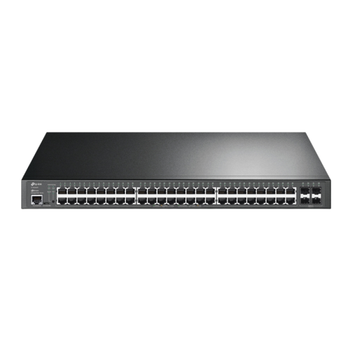 Коммутатор/ 48-port Gigabit PoE+ L2+ switch, 48 802.3af/at PoE+ ports, 4 Gb SFP slots, 1 RJ-45 + 1Micro-USB console ports, 348W PoE budget