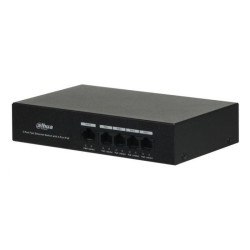 Коммутатор Dahua DH-PFS3005-4ET-36 (L2) 4x100Мбит/с 4PoE+ 36W неуправляемый