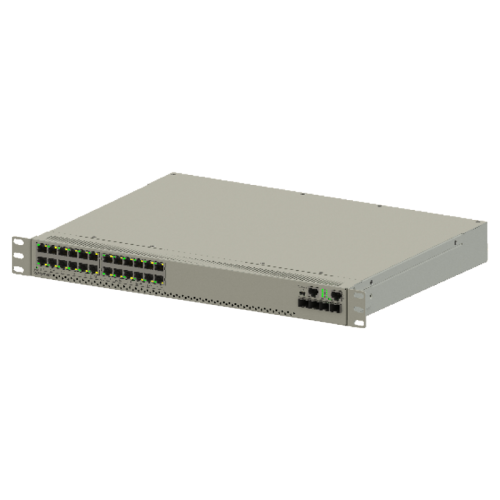 Коммутатор/ B4COM коммутатор CS2124P-4D, 24 порта GE RJ45 High POE (90 Вт на порт), 4x10/25GbE SFP28  & 2x40G QSFP, 1 БП 110-230VAC, включая ПО B4CT-CS21XX, L2/L3
