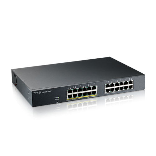 Коммутатор/ Zyxel NebulaFlex GS1915-24EP Hybrid Smart L2 PoE+ Switch, 19
