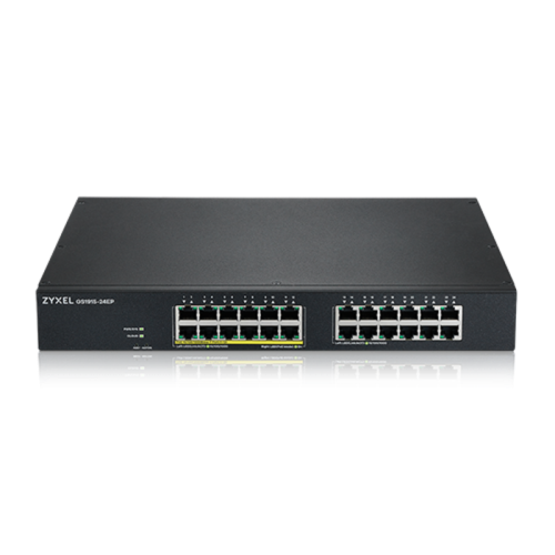 Коммутатор/ Zyxel NebulaFlex GS1915-24EP Hybrid Smart L2 PoE+ Switch, 19