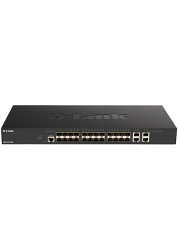 Коммутатор/ DXS-1210-28S Smart L2+ Switch 24x10GBase-X SFP+, 4x10GBase-T, CLI, RJ45 Console