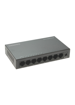 Коммутатор неуправляемый/ OSNOVO Неуправляемый коммутатор Gigabit Ethernet на 8 портов. Порты: 8 x GE (10/100/1000Base-T). Auto MDI/MDIX Встроенная грозозащита 2кВ. В комплекте БП DC12V(1A). Размеры (ШхВхГ): 138 x 25 x 78мм. Рабочая температура: 0...+40 г
