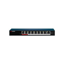 Коммутатор Hikvision DS-3E0109P-E/M(B) 9x100Мбит/с 8PoE+ 58W неуправляемый