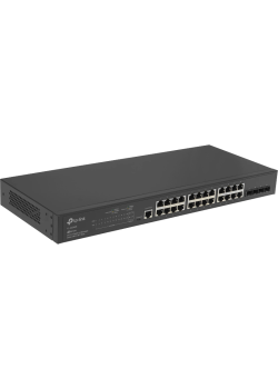 Коммутатор/ JetStream™ 24-port Gigabit L2/L2+ Managed Switch with 4 SFP slots, support SDN controller, abundant L2/L2+ features, 1U rack mountable