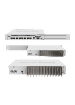 Коммутатор/ CRS309-1G-8S+IN Cloud Router Switch, desktop switch with one Gigabit Ethernet port and eight SFP+ 10Gbps ports