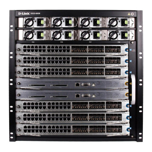 Сетевой коммутатор/ L3 Switch Base Unit Chassis 8 slots, Control Module, Power supply, Fan module, Dust filter