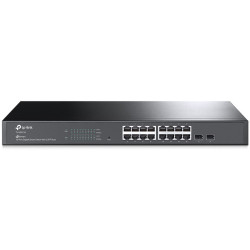 Коммутатор/ Jetstream 16-port gigabit smart switch with 2-gigabit uplink ports UKplug