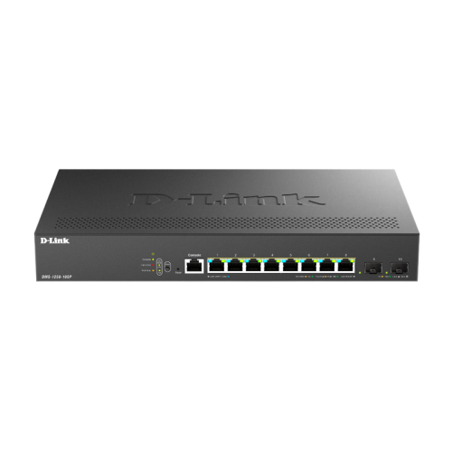 Коммутатор/ Управляемый L2 PoE-коммутатор, 8x2.5GBase-T PoE, 2x10GBase-X SFP+, PoE-бюджет 240 Вт, защита от статического электричества до 6 кВ, CLI, консольный порт RJ-45