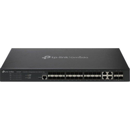 Коммутатор TP-Link SG3428XF (L2+) 4xКомбо(1000BASE-T/SFP) 20SFP 4SFP+ управляемый