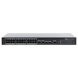 2xCombo 1000 Base-T/SFP  24x 10/100 Base-T（Hi-PoE/PoE+/PoE）IEEE802.3af/IEEE802.3at/Hi-PoE Мощность PoE 360Вт Размеры: 440мм×300мм×44мм
