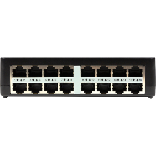 Unmanaged Switch 16x100Base-TX, plastic case