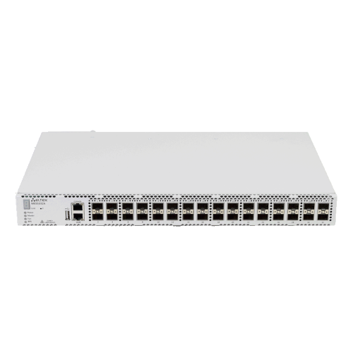 Ethernet-коммутатор MES5332A rev. C, 1x10/100/1000BASE-T (ООВ), 32x10GBASE-R (SFP+)/1000BASE-X (SFP), коммутатор L3, 2 слота для модулей питания