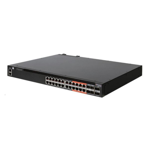 Коммутатор Edge-corE 4610-30P-O-AC-F Edge-corE AS4610-30P, 24-Port GE RJ45 port PoE+, last 8 ports Ultra-PoE, 960W PoE Bugdet, 4x10G SFP+, 2 port 20G QSFP+ for stacking, Broadcom Helix 4, Dual-core ARM Cortex A9 1GHz, dual 110-230VAC 600W hot-swappable PS