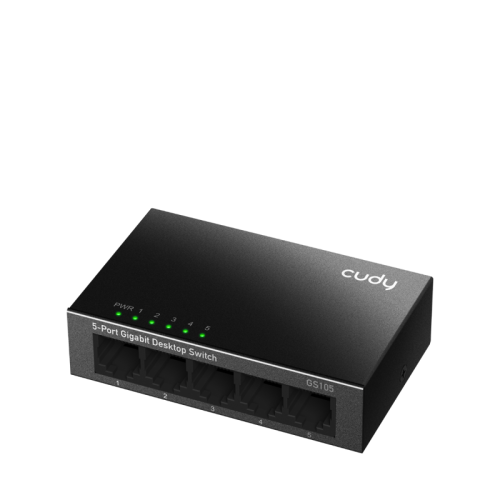 Коммутатор/ 5-Port Gigabit Ethernet Splitter,5 10/100/1000M RJ45 Ports, Loop Detection, USB-C Power Input, Plug & Play