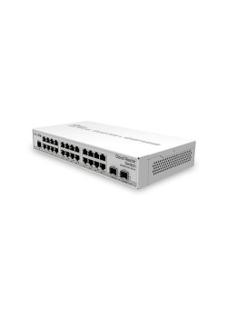 Коммутатор/ CRS326-24G-2S+IN Cloud Router Switch 24 Gigabit ports, 2 SFP+ cages and a desktop case – server room power for your home