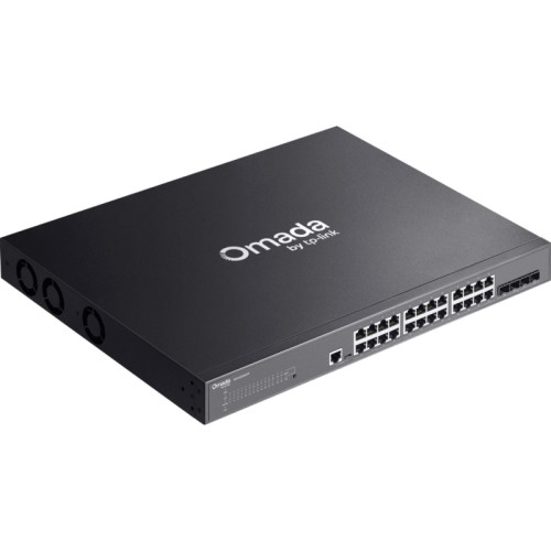 Коммутатор/ Omada 24-Port Gigabit and 4-Port 10GE SFP+ L2+ Managed Switch with 16-Port PoE+ & 8-Port PoE++