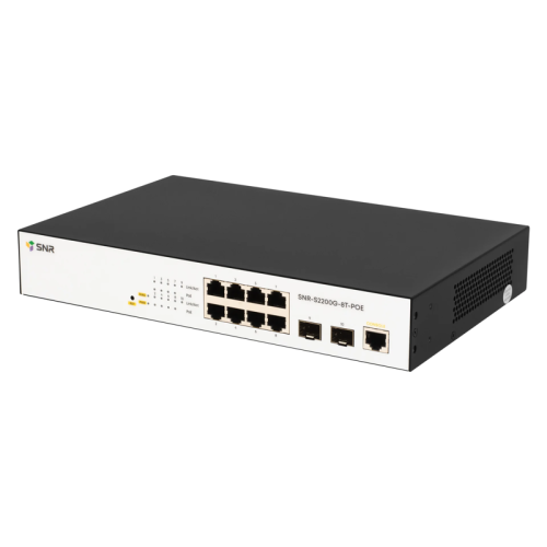 Коммутатор/ Управляемый POE коммутатор уровня 2 SNR-S2200G-8T-POE Коммутатор/ Управляемый POE коммутатор уровня 2 SNR-S2200G-8T-POE
