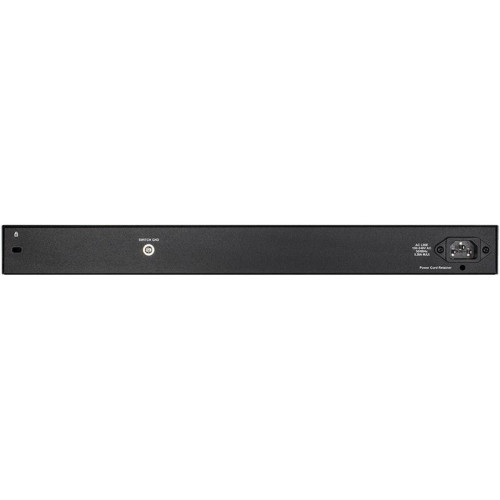 Коммутатор D-Link DGS-1210-28MP DGS-1210-28MP/F 24x1Гбит/с 4xКомбо(1000BASE-T/SFP) 24PoE+ 370W настраиваемый