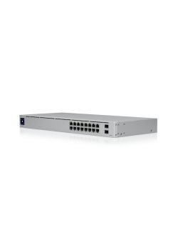 Коммутатор/ 16-port, Layer 2 PoE switch with a silent, fanless cooling system.42W total PoE availability