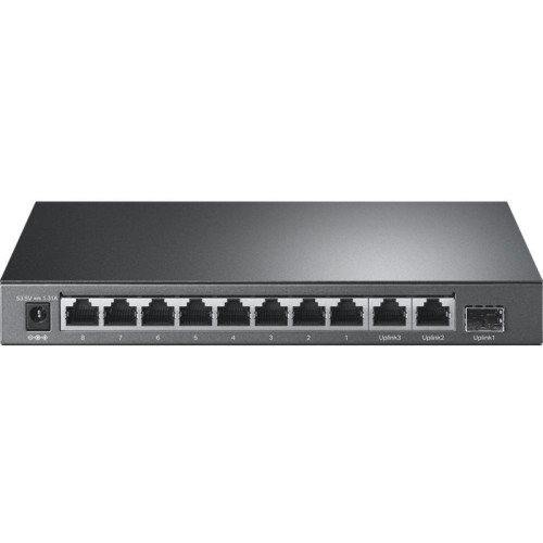 Коммутатор/ 8-Port 10/100Mbps + 3-Port Gigabit Desktop Switch with 8-Port PoE+ Коммутатор/ 8-Port 10/100Mbps + 3-Port Gigabit Desktop Switch with 8-Port PoE+