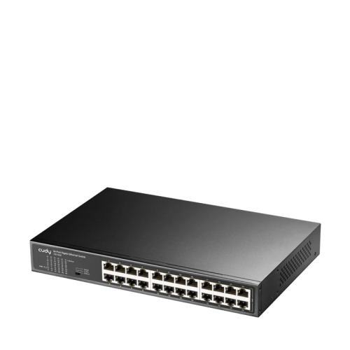 Коммутатор/ 24-Port Gigabit Switch, 24 Gigabit RJ45 Ports, IGMP Snooping, Loop Detection/Prevention, 802.1p/DSCP QoS, Switch/VLAN/Extend working mode DIP switch, Rack-mountable Steel Case, Power Saving, Plug & Play, Rack-Mount kits included