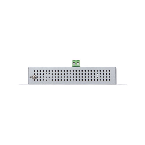 коммутатор/ PLANET WGR-500 IP30 Industrial 5-Port 10/100/1000T Wall-mount Gigabit Router (Dual power input on 9-48VDC terminal block and power jack, -10~60 degrees C, Hardware NAT, IPv6)