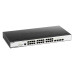 Коммутатор/ DGS-3000-28LP/B Managed L2 Switch 24x1000Base-T PoE, 4x1000Base-X SFP, PoE Budget 193W, Surge 6KV, CLI, RJ45 Console, RPS, Dying Gasp