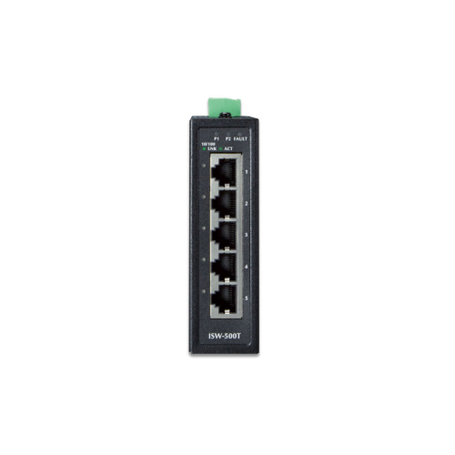 ISW-500T коммутатор для монтажа в DIN рейку/ IP30 Compact size 5-Port 10/100TX Fast Ethernet Switch (-40~75 degrees C) ISW-500T коммутатор для монтажа в DIN рейку/ IP30 Compact size 5-Port 10/100TX Fast Ethernet Switch (-40~75 degrees C)