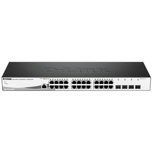 Коммутатор D-Link DGS-1210-28/ME/A2 24x1Гбит/с 24xКомбо(1000BASE-T/SFP) 4SFP управляемый