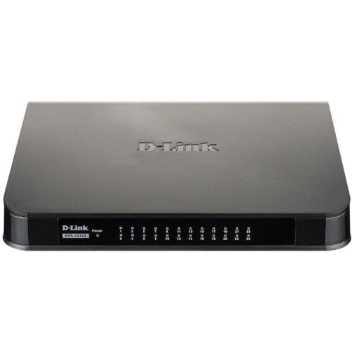 Коммутатор D-Link DES-1024A/E3A 24x100Мбит/с неуправляемый