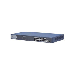 Коммутатор Hikvision DS-3E0518P-E 17x1Гбит/с 1SFP 16PoE+ 230W неуправляемый