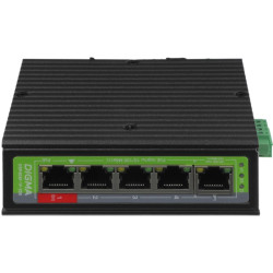 Коммутатор Digma DSP404F-1F-200 (L2) 5x100Мбит/с 4PoE 4PoE+ 1PoE++ 200W неуправляемый