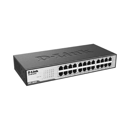 Коммутатор/ DES-1024D Unmanaged Switch 24x100Base-TX, metal case