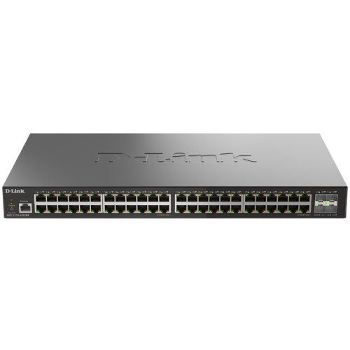 Коммутатор/ Управляемый L2 коммутатор, 48x1000Base-T, 4x10GBase-X SFP+, защита от статического электричества до 6 кВ, CLI, консольный порт RJ-45, RPS, поддержка Dying Gasp