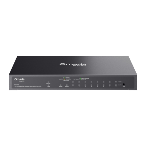 Коммутатор/ Omada 10-Port Gigabit Easy Managed Switch with 8-Port PoE+