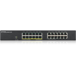 Коммутатор/ ZYXEL GS1900-24EP Smart L2 PoE + switch , rack 19 